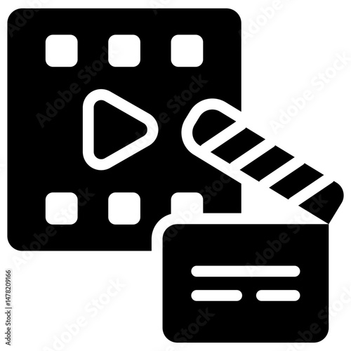 movie solid icon