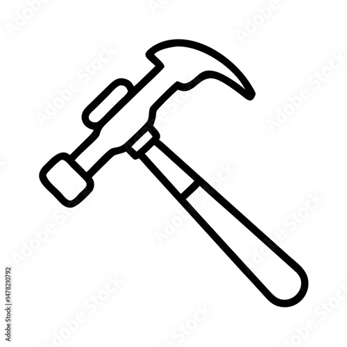 reflex hammer, essential and clinical, representing neurological examination on a white background
