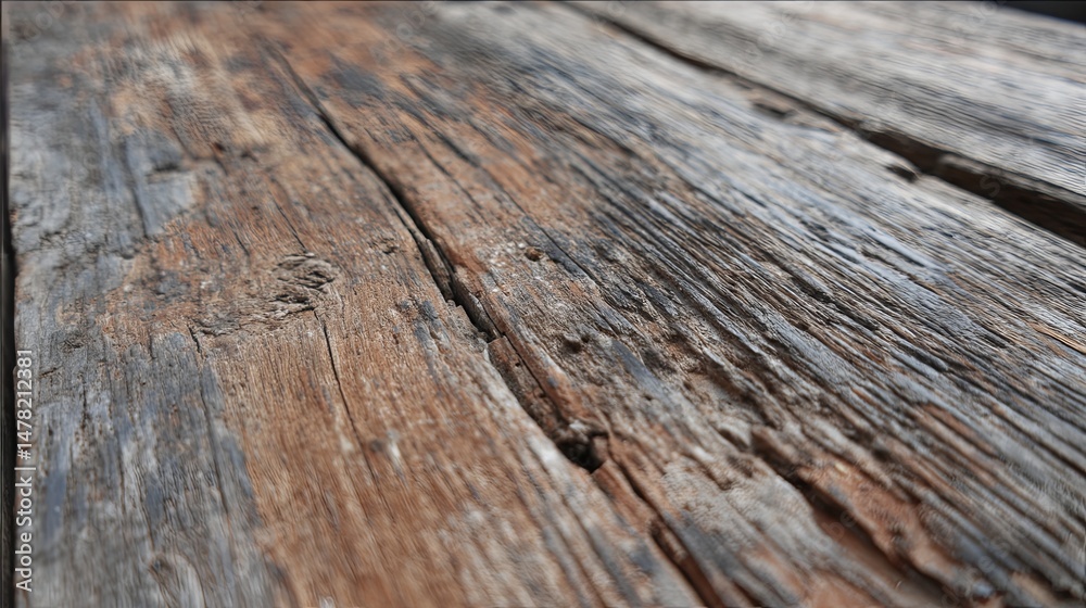 Close-up detailed texture of aged wooden table surface with natural weathered brown tones and rustic grain patterns, perfect for backgrounds, organic materials, and vintage-themed designs
Close-up detailed texture of aged wooden table surface with natural weathered brown tones and rustic grain patterns, perfect for backgrounds, organic materials, and vintage-themed designs