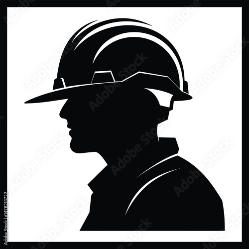 A Black Construction Man Design