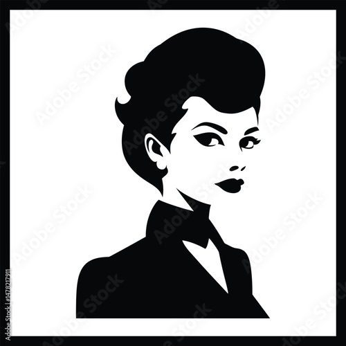 Haircut Master Silhouette Vector