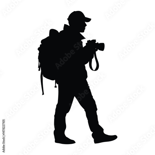 Cinematographer Silhouette Clipart