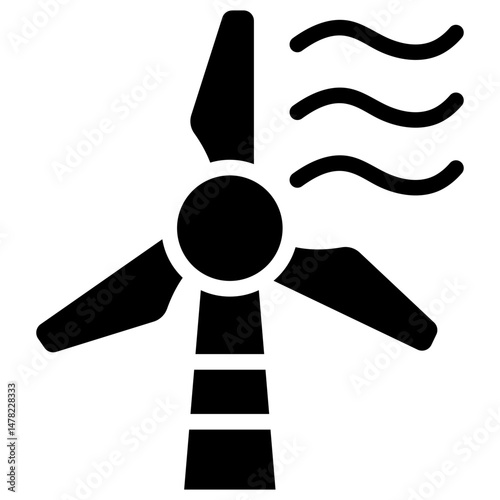 windmills solid icon