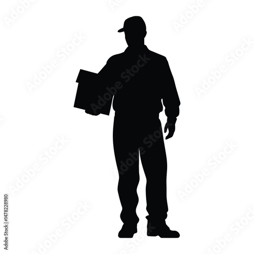 Postal Worker Clipart Design