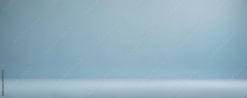 Obraz premium Soft, hazy light blue abstract backdrop with subtle gradient and textured effect , mist, calming