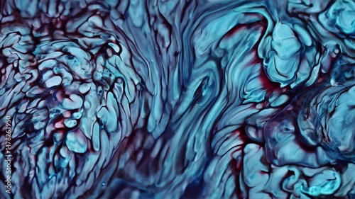 Abstract Ink Paint Diffusion Paradox Illusion Shapes