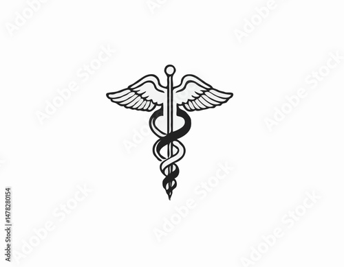 Medical Symbol Line Art