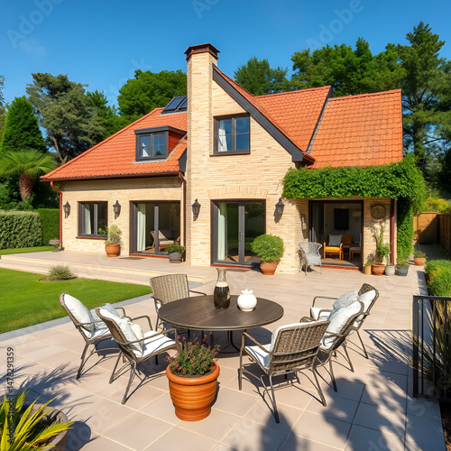 maison avec grande terrasse