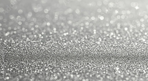 Sparkle Silver Glitter Texture Background for Festive Luxury Design