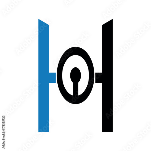 Letter hq  vector Logo Design.