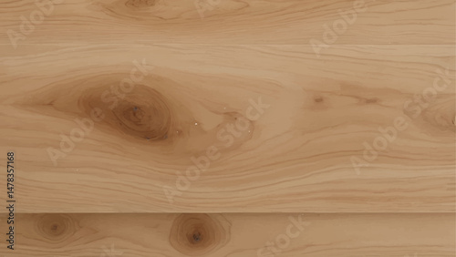 Seamless Rustic Wood Texture with Natural Grain and Knots
