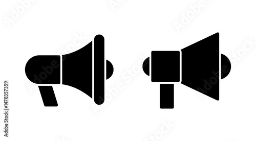 Megaphone icon vector. Loudspeaker sign and symbol