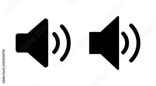 Speaker icon vector. volume sign and symbol. loudspeaker icon. sound symbol