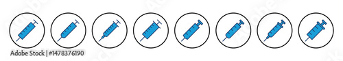 Syringe icon vector. injection icon vector.