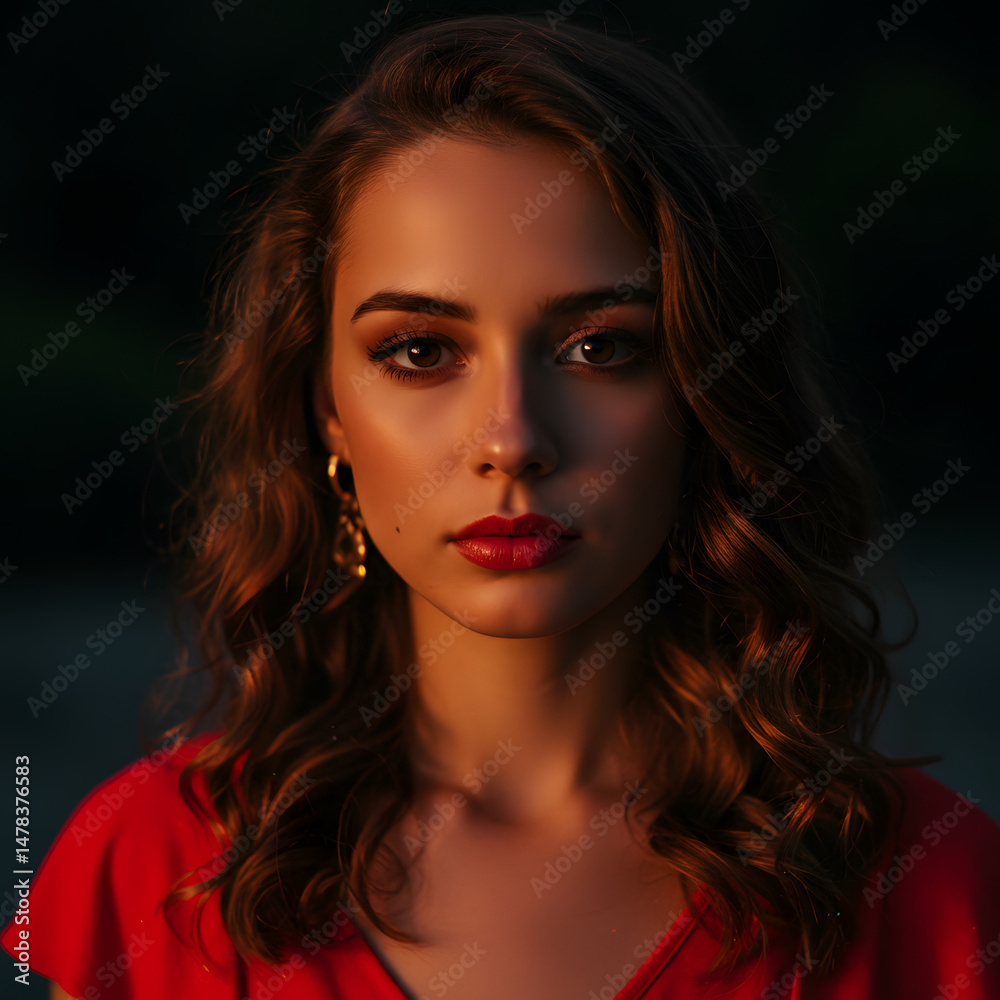 custom made wallpaper toronto digitalportrait of a beautiful sexy woman.