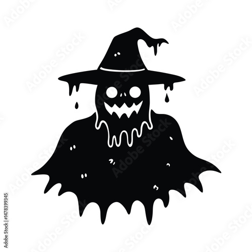 Whimsical Halloween Ghost Illustrations