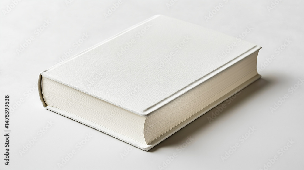 Elegant pristine offwhite book Elegant pristine offwhite book