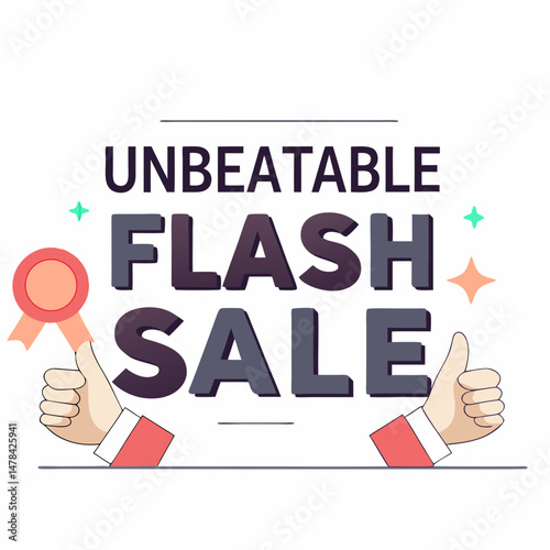 Exciting flash sale event online store promotional content digital environment engaging viewpoint