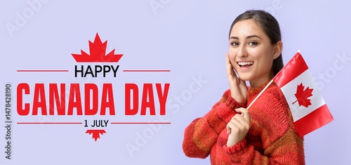 Banner for Canada Day with ...