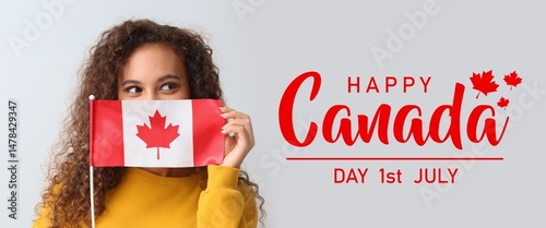 Banner for Canada Day with ...