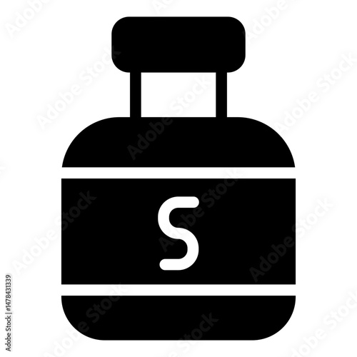 supplement nutrition icon solid style