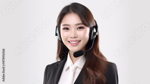 Smiling Customer Service Agent