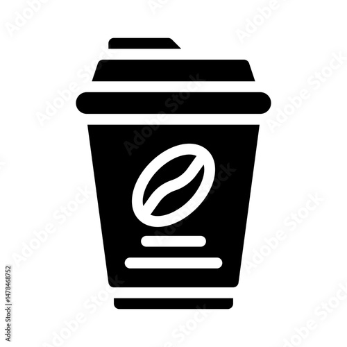 coffee glyph icon