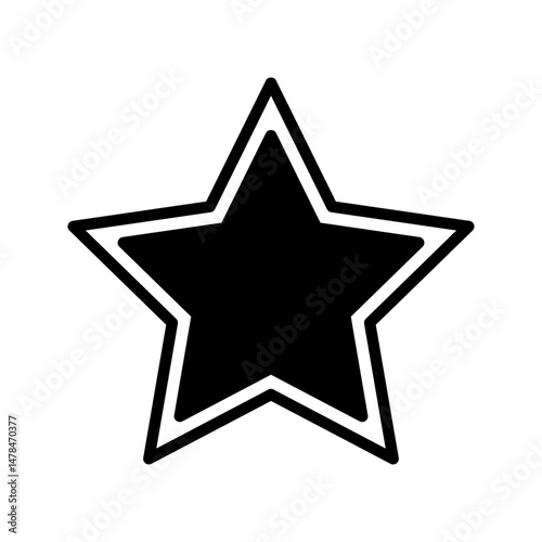 Star icons set,simple, filled design. level stars best and top black concept abstract vector illustration