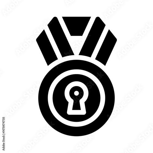 unlock glyph icon
