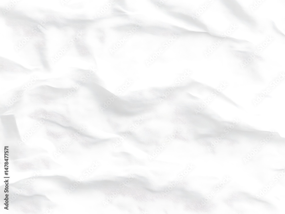 Obraz premium Wrinkled white fabric texture