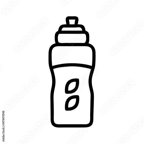 Sport drink on transparent background for web and graphic design