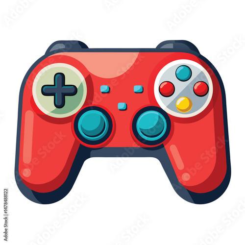 Controller gaming instrument isolated on white background