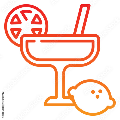 Lemonade Gradient Icon