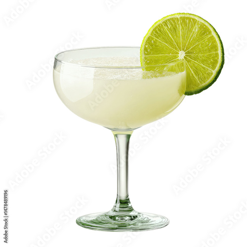 Wallpaper Mural Refreshing Daiquiri Cocktail with Lime Garnish in Torontodigital.ca