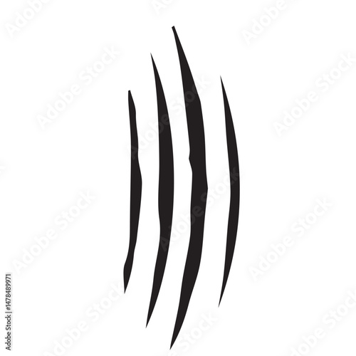 scratch scar line hand drawing element