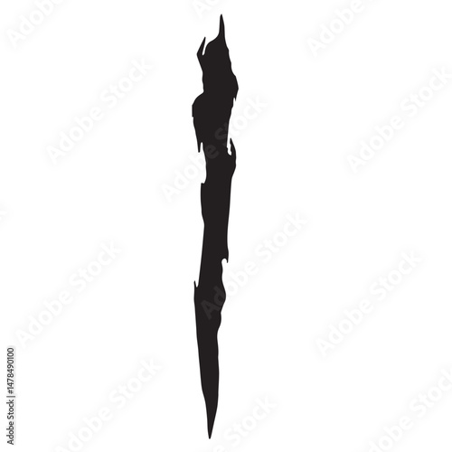 scratch scar line hand drawing element