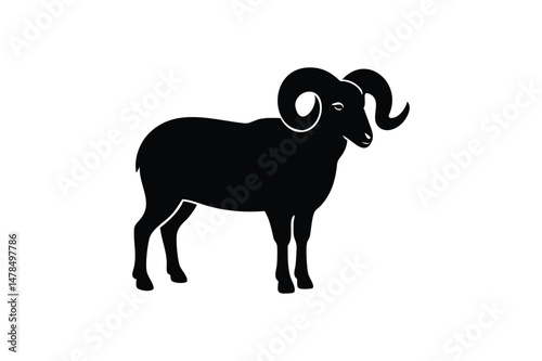 Ram Icon silhouette