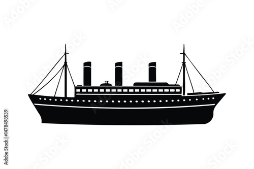 Royal Mail Steamship silhouette