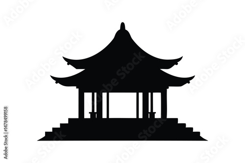 Shrine silhouette