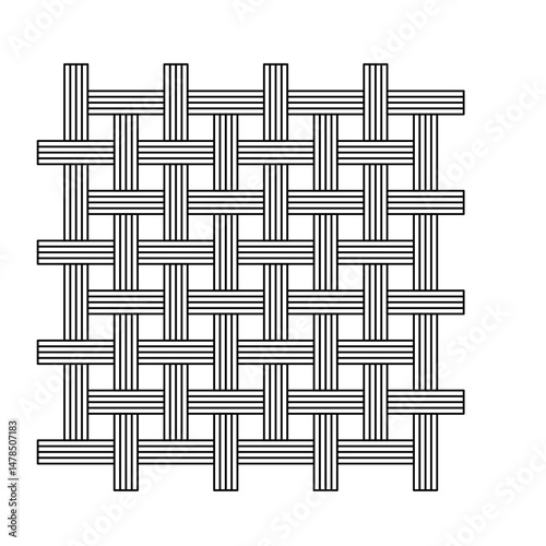 Black woven