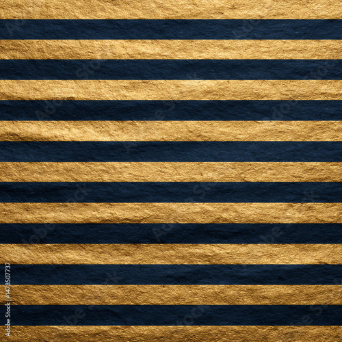 A gold and blue striped background