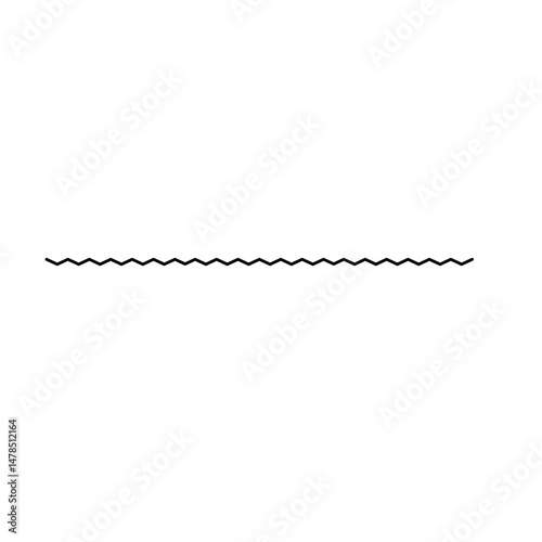 zigzag and wavy horizontal underline
