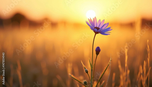 Blue Daisy in a Golden Field at Sunset


Sources and related content






