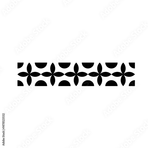 Kawung Picis Batik Art Pattern