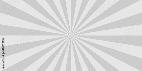 Retro abstract explosion colorful whit and gray ray sunrise star sunbeam texture background. vector illustration circle light banner cartoon add design.	