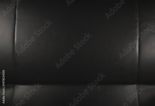 Luxurious black leather, finely textured  Abstract backdrop , texture background, object, black texture