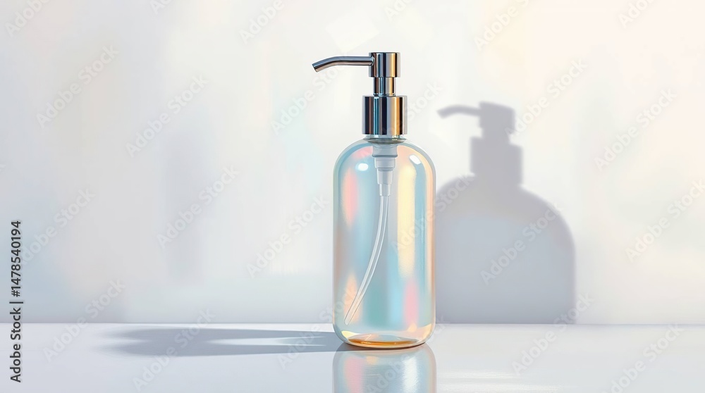 Fototapeta premium Modern Soap Dispenser Bottle.