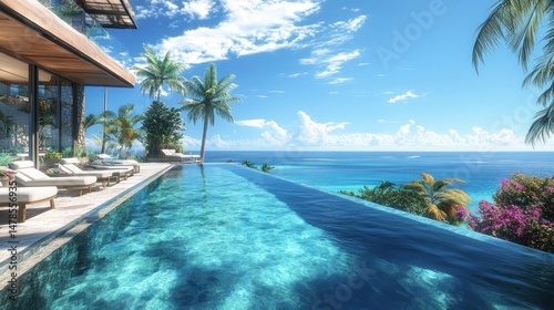 Luxury Tropical Villa with Infinity Pool and Ocean View
