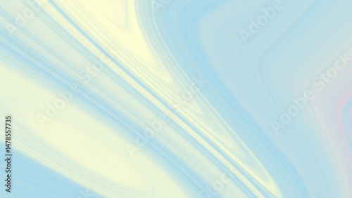 Pastel blue yellow abstract swirling lines for soft background suitable for wallpapers, backgrounds, cover designs, and artistic projects.