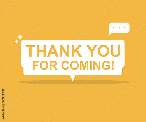 design thank you for coming